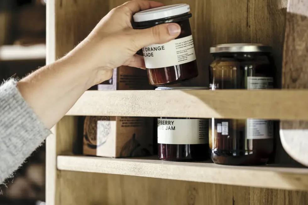 Vivan Grooved Pantry Cupboard - Natural
