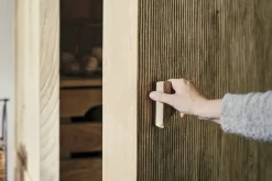 Vivan Grooved Pantry Cupboard - Natural