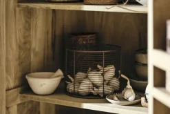 Vivan Grooved Pantry Cupboard - Natural