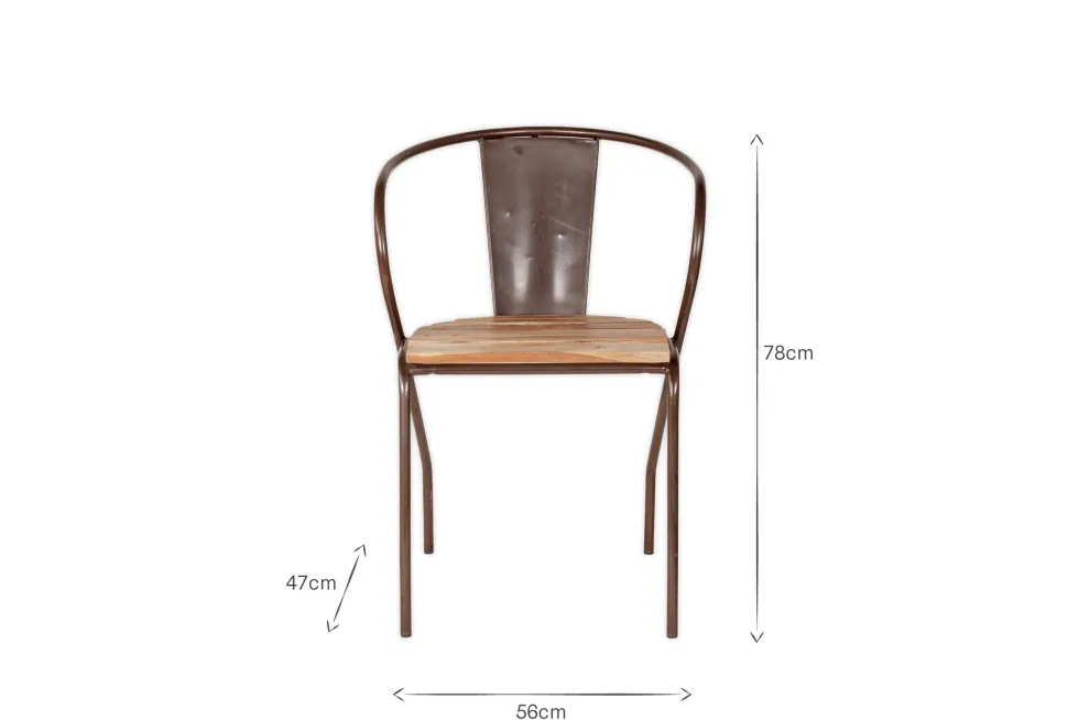 Vivika Outdoor Dining Chair - Natural