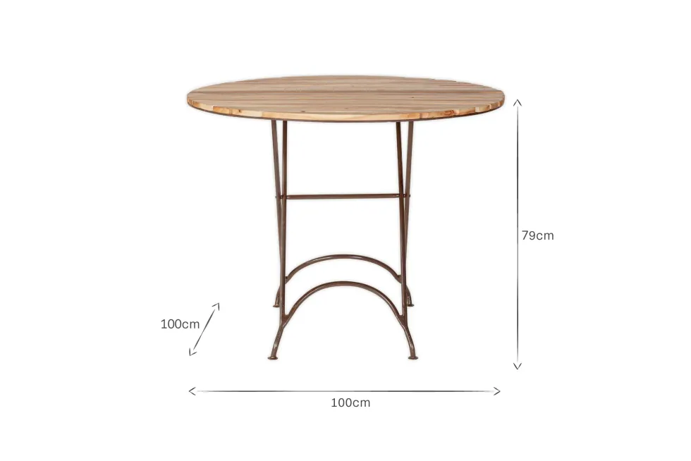 Vivika Outdoor Dining Table - Natural
