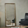 Yadur Full Length Mirror - Antique Brass