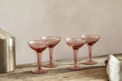 Yala Hammered Champagne Coupe (Set of 4)