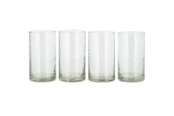 Yala Hammered Highball - Clear (Set of 4)