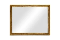 Yamuna Rectangular Mirror - Aged Antique Brass