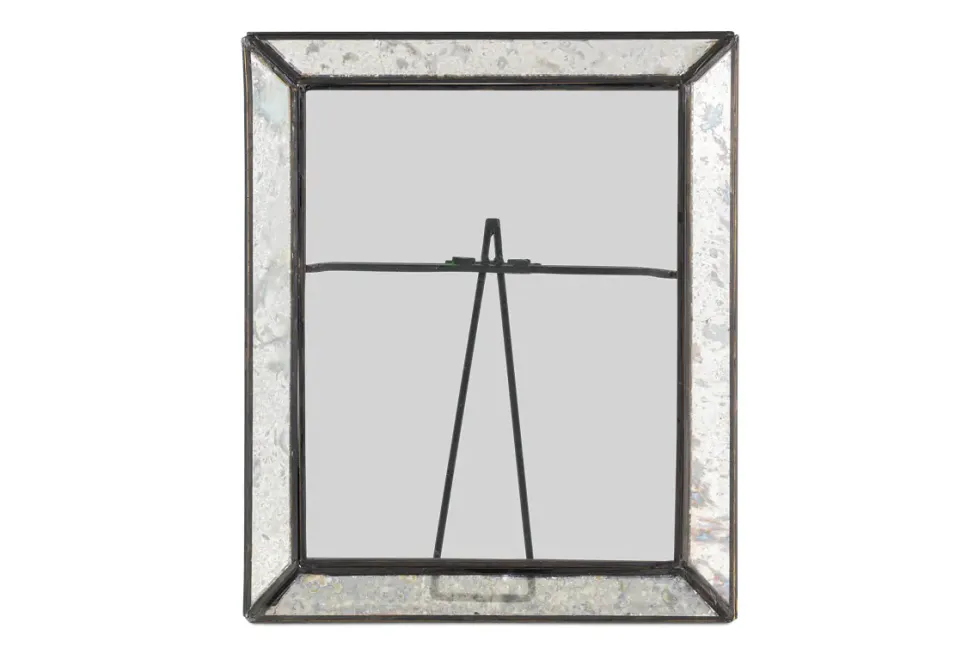 Yash Antique Glass & Iron Photoframe - Antique Black