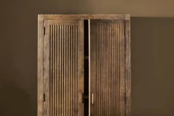 Yasha Reeded Mango Wood Cabinet
