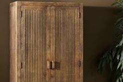 Yasha Reeded Mango Wood Cabinet