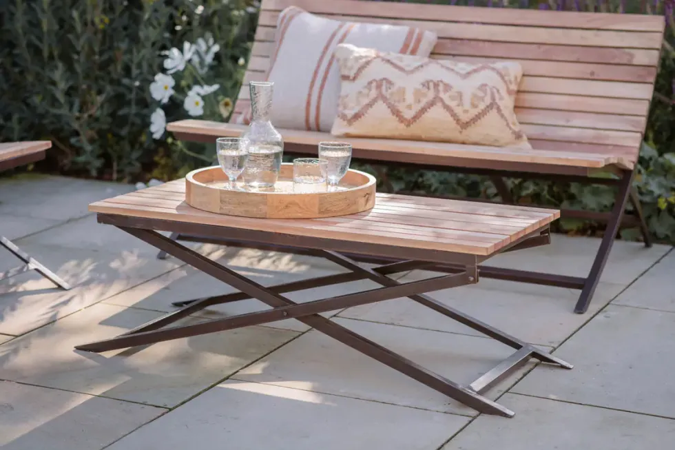 Yatin Outdoor Coffee Table - Natural