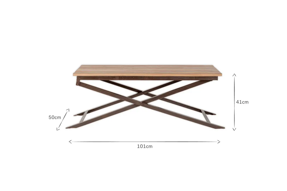 Yatin Outdoor Coffee Table - Natural