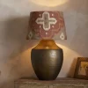 Yatra Jute Kilim Lampshade - Rust & Natural - Large
