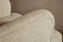 Zairya Jute & Cotton Armchair - Natural & Rust