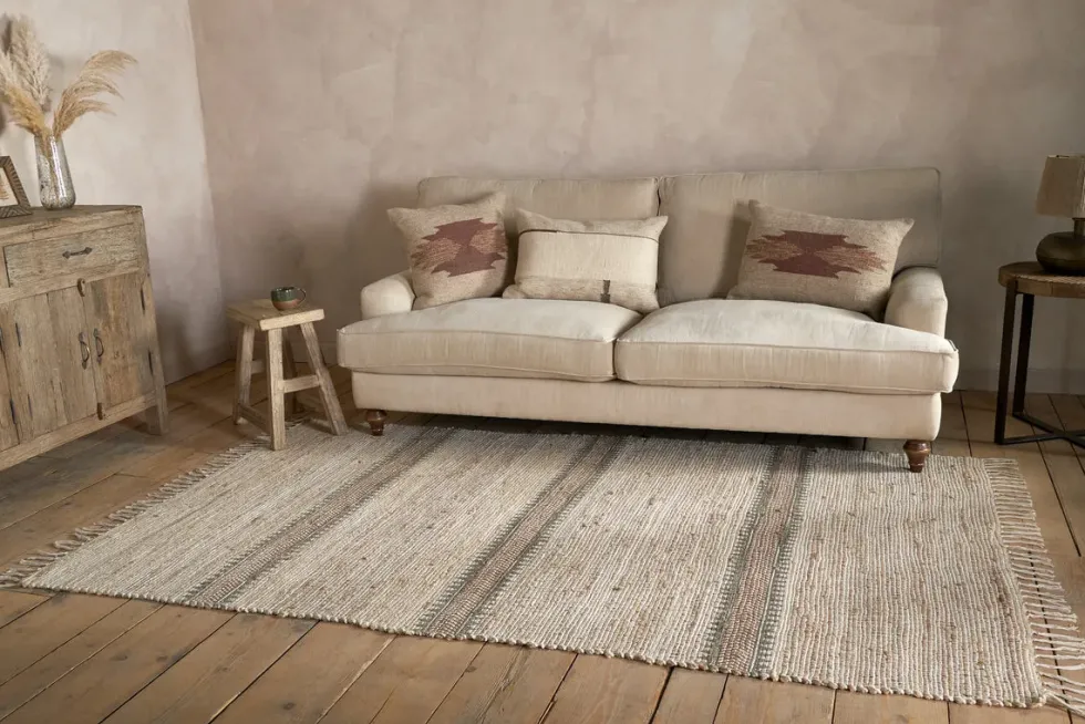 Zairya Kilim Rug - Natural