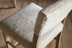 Zoha Cotton & Jute Upholstered Counter Chair - Natural
